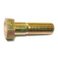 Midwest Fastener Grade 8, 1"-8 Hex Head Cap Screw, Zinc Yellow Steel, 3-1/2 in L, 5 PK 00792